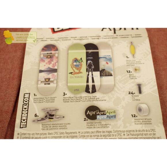 Tech Deck Ultra DLX April Skateboards Mini Fingerboards 4 Pack - Picture 6 of 7